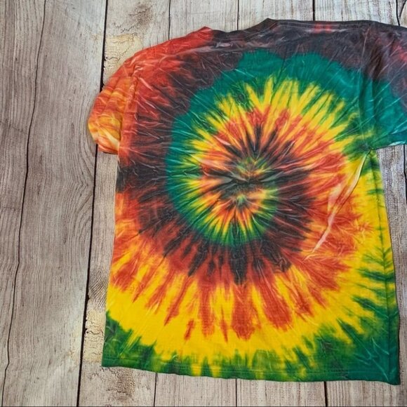 Vintage Tie Dye New Orleans Embroidered Tee - Picture 4 of 8